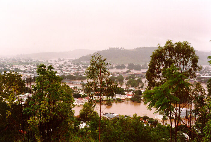 flashflooding flood_pictures : Lismore, NSW   11 May 1987