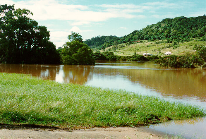 flashflooding flood_pictures : Lismore, NSW   27 April 1989