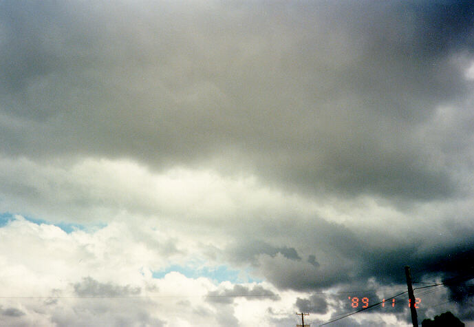 cumulus mediocris : Schofields, NSW   12 November 1989