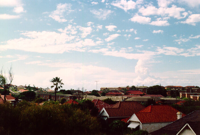 altocumulus castellanus : Coogee, NSW   10 February 1990