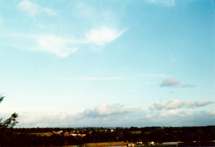 stratocumulus stratocumulus_cloud : Schofields, NSW   21 February 1990