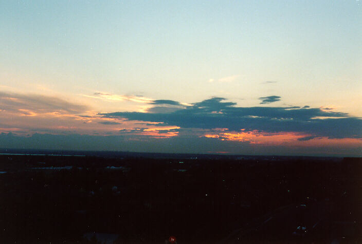 sunset sunset_pictures : Coogee, NSW   3 March 1990