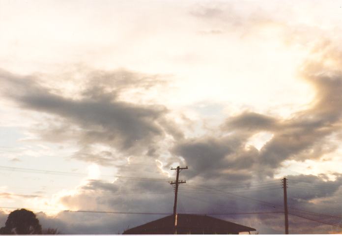 cumulus congestus : Schofields, NSW   12 April 1990