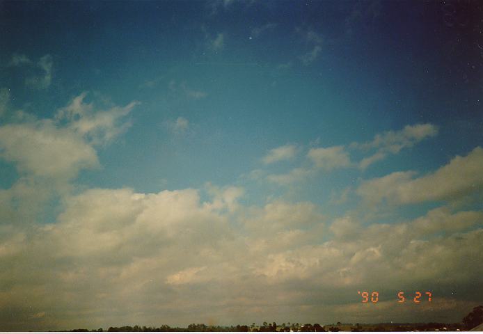 cumulus mediocris : Schofields, NSW   27 May 1990