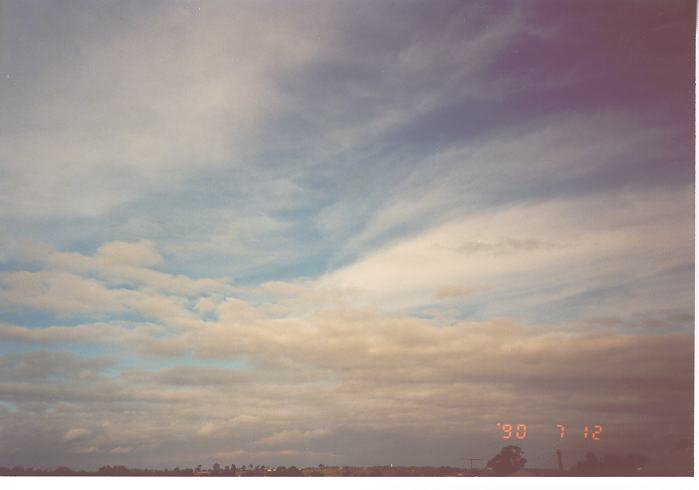 stratocumulus stratocumulus_cloud : Schofields, NSW   12 July 1990