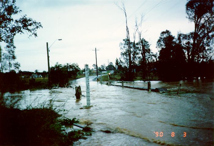 flashflooding flood_pictures : Riverstone, NSW   3 August 1990