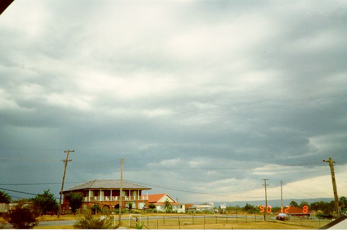 cumulonimbus thunderstorm_base : Schofields, NSW   8 December 1990