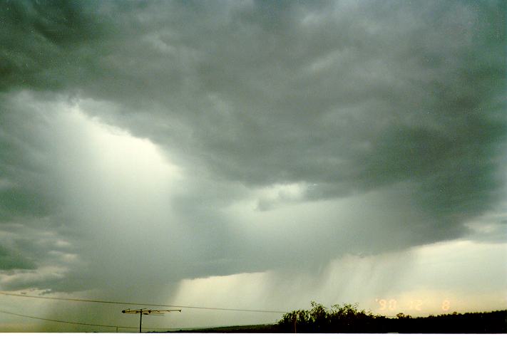 cumulonimbus thunderstorm_base : Schofields, NSW   8 December 1990