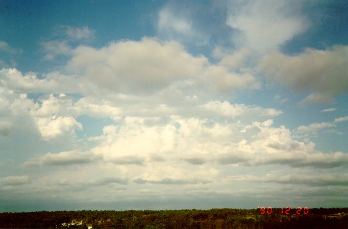 cumulus congestus : Schofields, NSW   20 December 1990