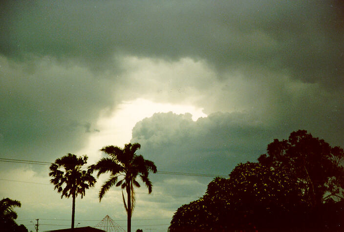 cumulonimbus thunderstorm_base : Ballina, NSW   23 December 1990