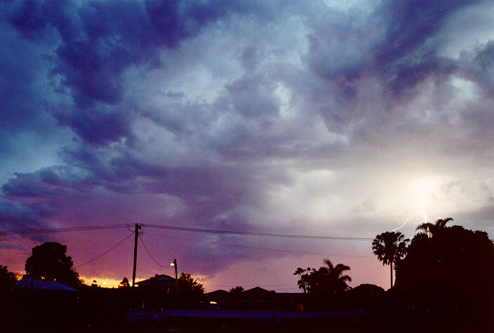 lightning lightning_bolts : Ballina, NSW   23 December 1990