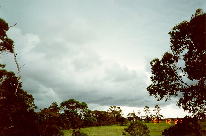 cumulonimbus thunderstorm_base : Wyee, NSW   21 December 1991