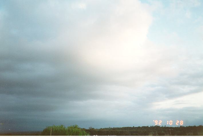 stratocumulus stratocumulus_cloud : Schofields, NSW   28 October 1992