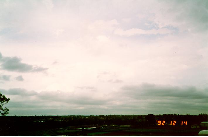 stratocumulus stratocumulus_cloud : Schofields, NSW   14 December 1992