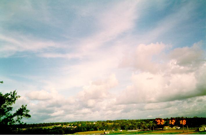 cumulus mediocris : Schofields, NSW   18 December 1992