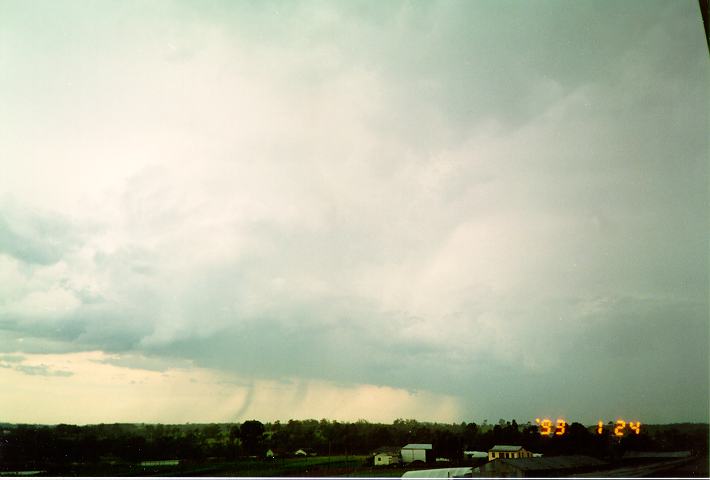 cumulonimbus thunderstorm_base : Schofields, NSW   24 January 1993