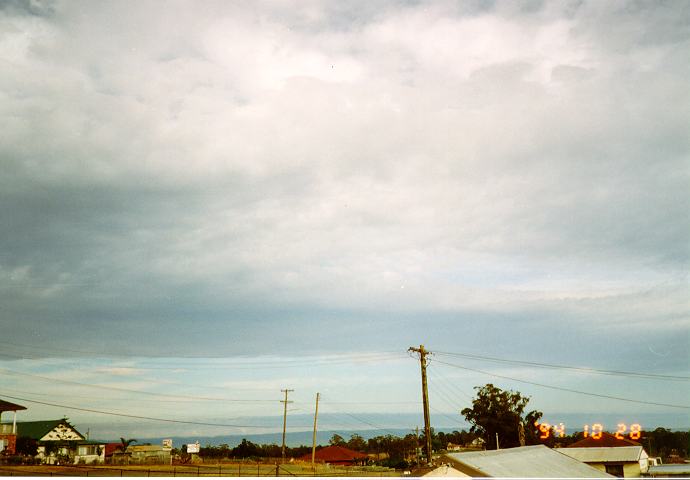 altocumulus undulatus : Schofields, NSW   28 October 1994