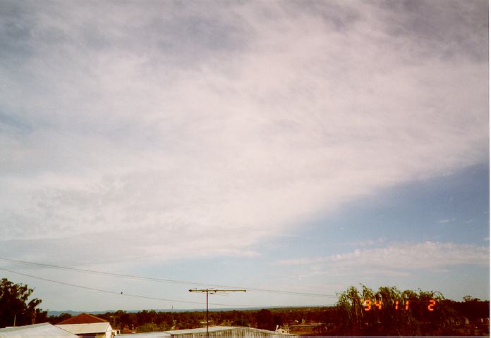 cirrostratus cirrostratus_cloud : Schofields, NSW   2 November 1994