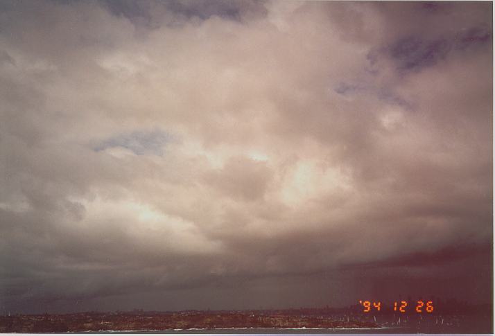 stratocumulus stratocumulus_cloud : Schofields, NSW   26 December 1994