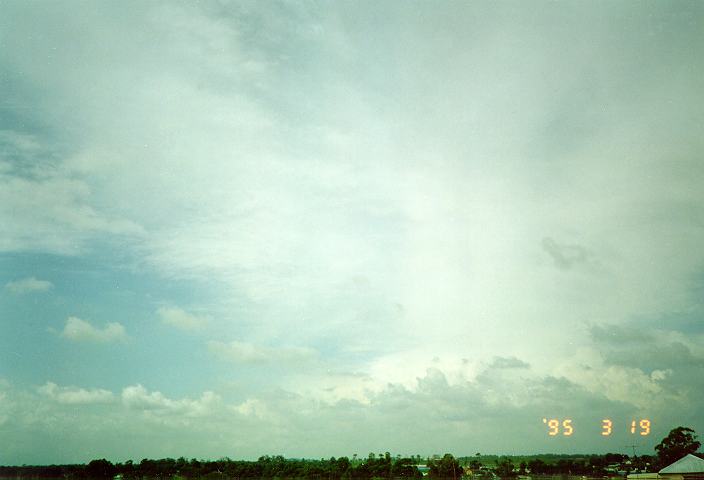 cumulus humilis : Schofields, NSW   19 March 1995