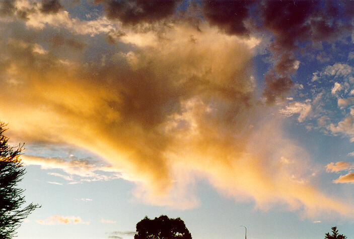 sunset sunset_pictures : Oakhurst, NSW   16 April 1995