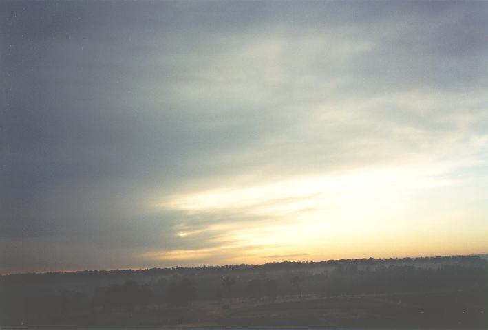 altostratus altostratus_cloud : Schofields, NSW   26 July 1995