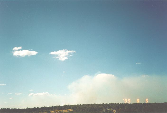 cumulus pyrocumulus : Schofields, NSW   5 August 1995