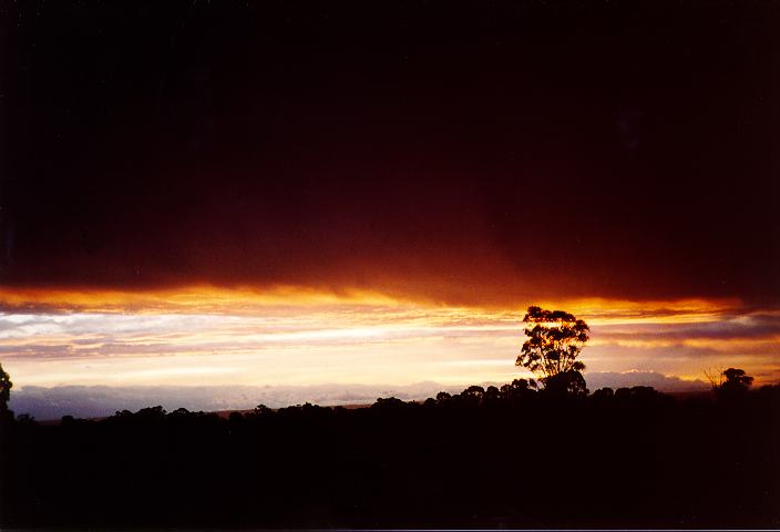 sunset sunset_pictures : Schofields, NSW   20 September 1995