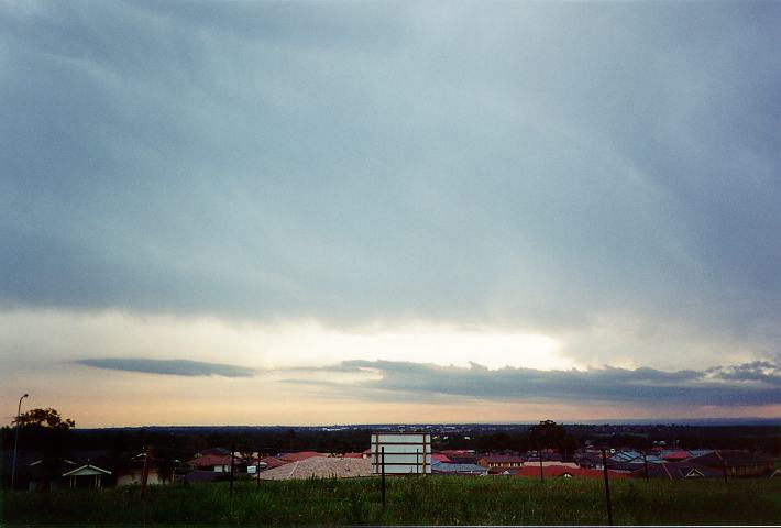 stratocumulus stratocumulus_cloud : Quakers Hill, NSW   27 October 1995