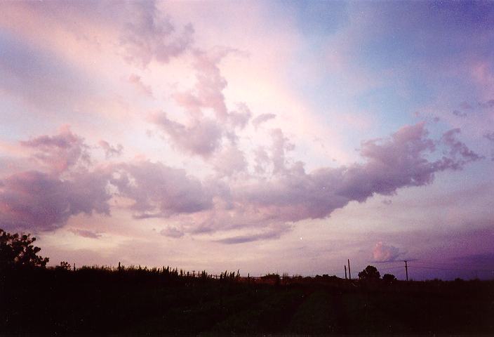 altocumulus castellanus : Schofields, NSW   15 November 1995