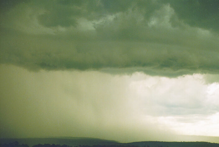 raincascade precipitation_cascade : Luddenham, NSW   18 November 1995