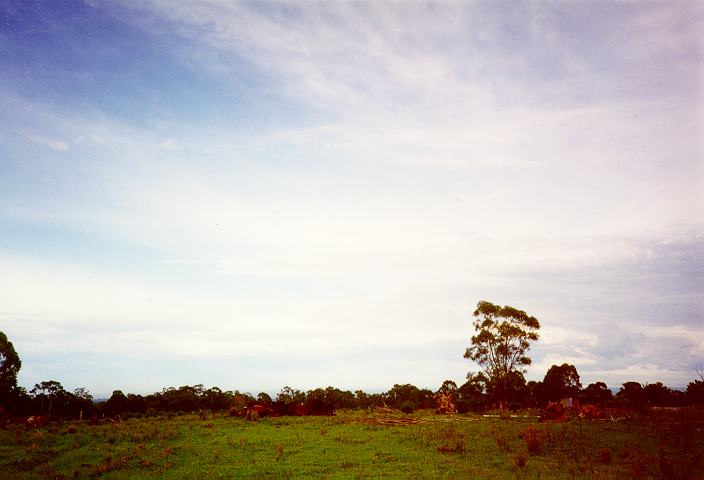 cirrostratus cirrostratus_cloud : Schofields, NSW   30 November 1995