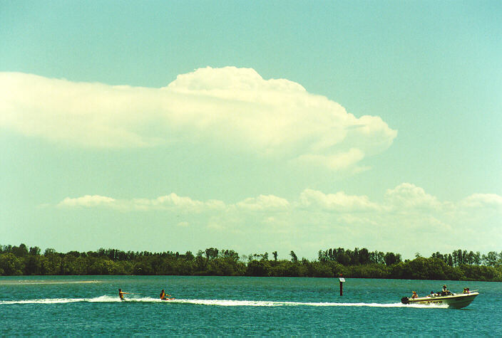 thunderstorm cumulonimbus_incus : Ballina, NSW   28 December 1995