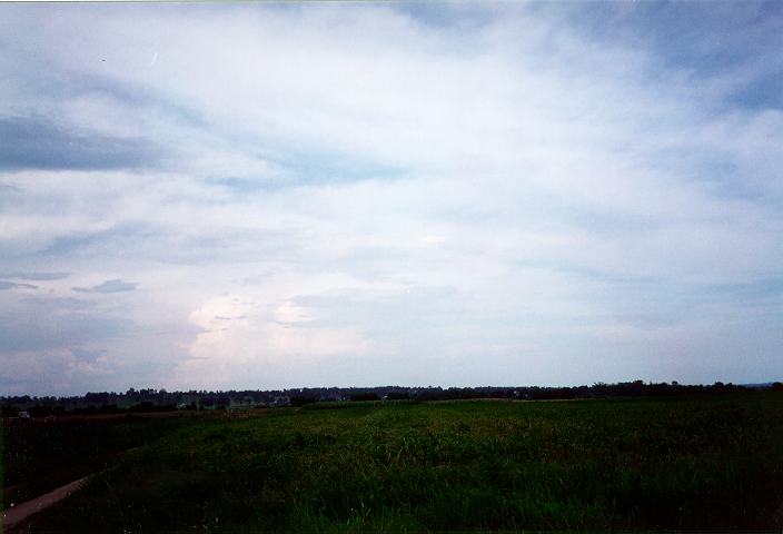 thunderstorm cumulonimbus_calvus : Freemans Reach, NSW   31 December 1995