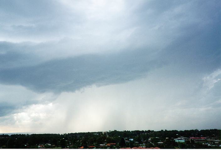 raincascade precipitation_cascade : Rooty Hill, NSW   5 February 1996