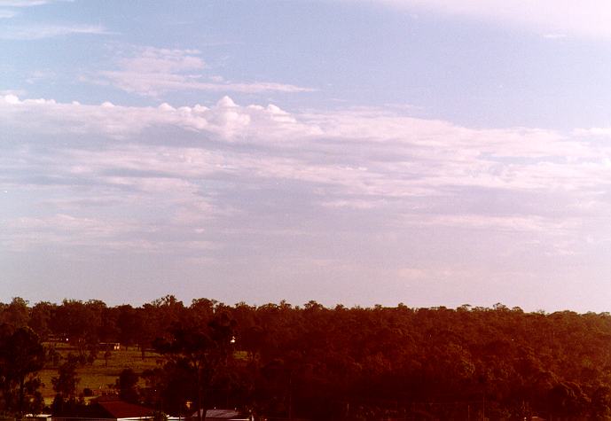 altocumulus castellanus : Schofields, NSW   15 November 1996