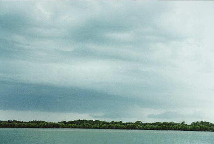 cumulonimbus thunderstorm_base : Ballina, NSW   31 December 1996