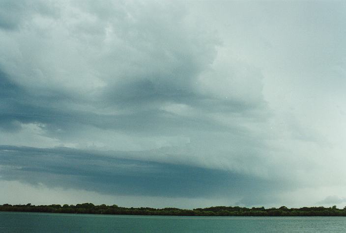 cumulonimbus thunderstorm_base : Ballina, NSW   31 December 1996