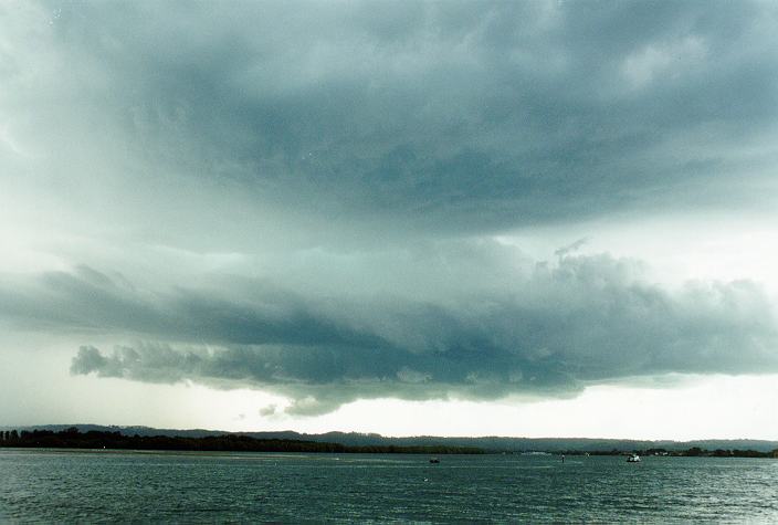 cumulonimbus thunderstorm_base : Ballina, NSW   31 December 1996