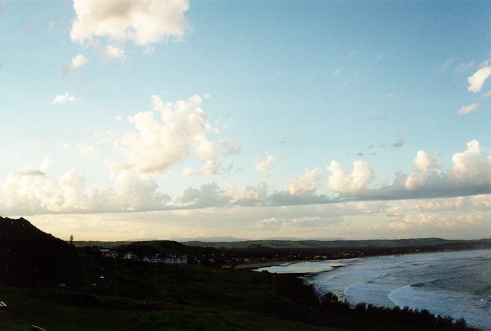 altocumulus castellanus : Ballina, NSW   31 December 1996