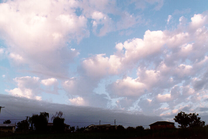 altocumulus castellanus : Schofields, NSW   27 February 1997