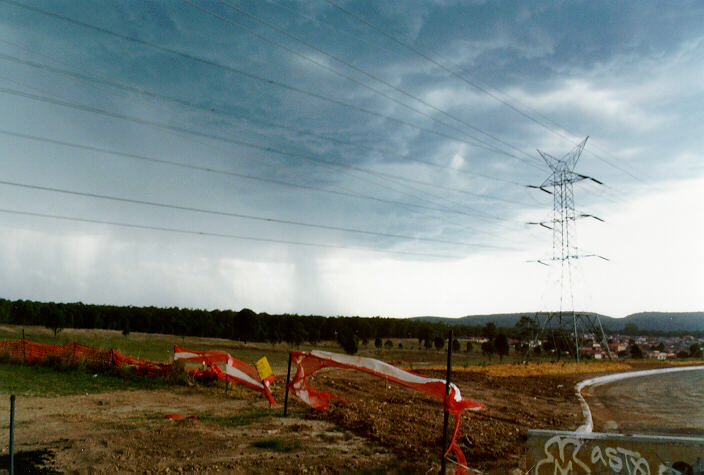 raincascade precipitation_cascade : Glenmore Park, NSW   27 October 1997