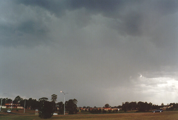 raincascade precipitation_cascade : Glenmore Park, NSW   27 October 1997