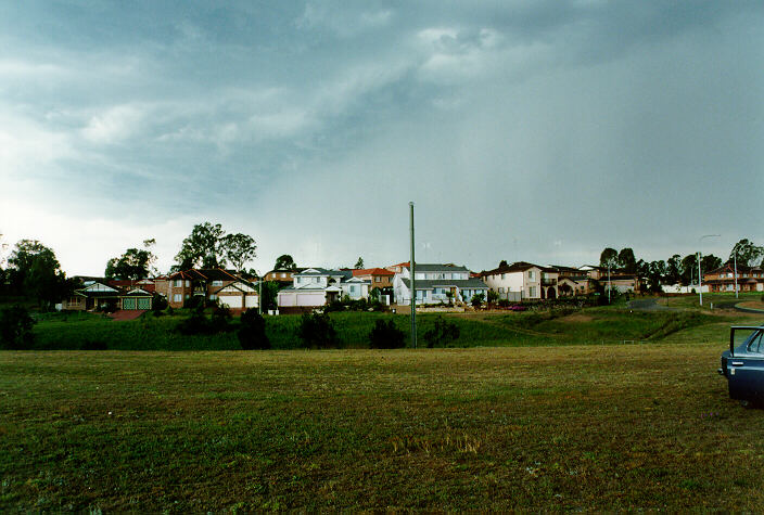 cumulonimbus thunderstorm_base : Glenmore Park, NSW   27 October 1997