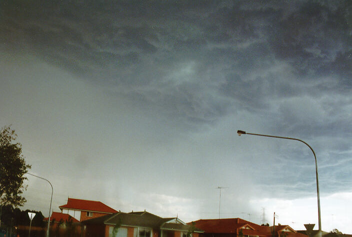 raincascade precipitation_cascade : Glenmore Park, NSW   27 October 1997