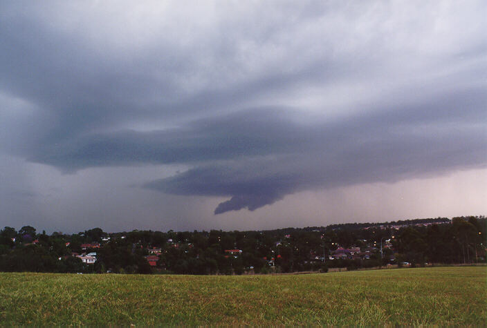 raincascade precipitation_cascade : Rooty Hill, NSW   10 November 1997