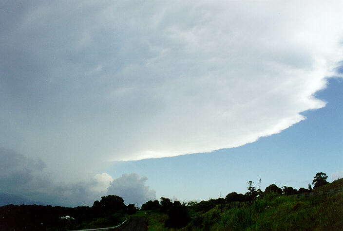 thunderstorm cumulonimbus_incus : Alstonville, NSW   24 December 1997