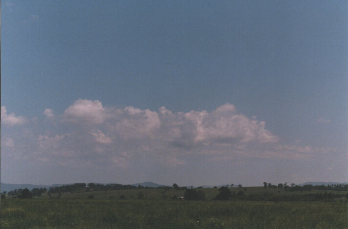 altocumulus castellanus : Singleton, NSW   4 October 1998