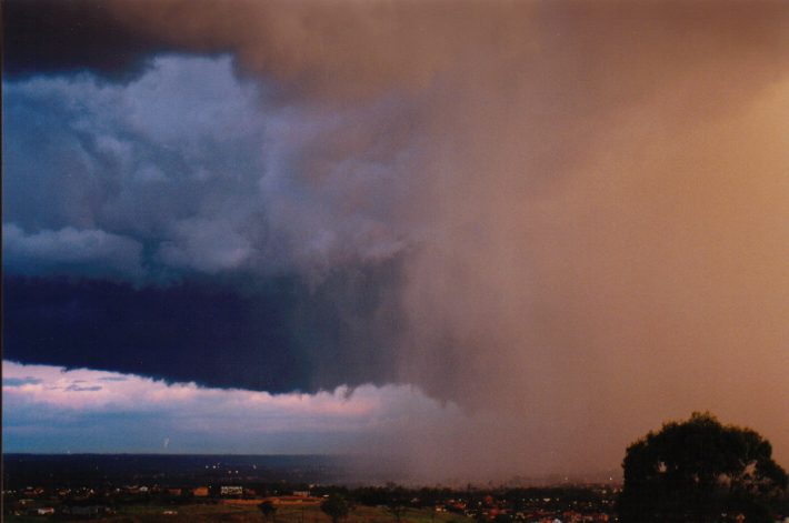 raincascade precipitation_cascade : Horsley Park, NSW   13 November 1998