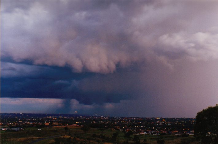 raincascade precipitation_cascade : Horsley Park, NSW   13 November 1998